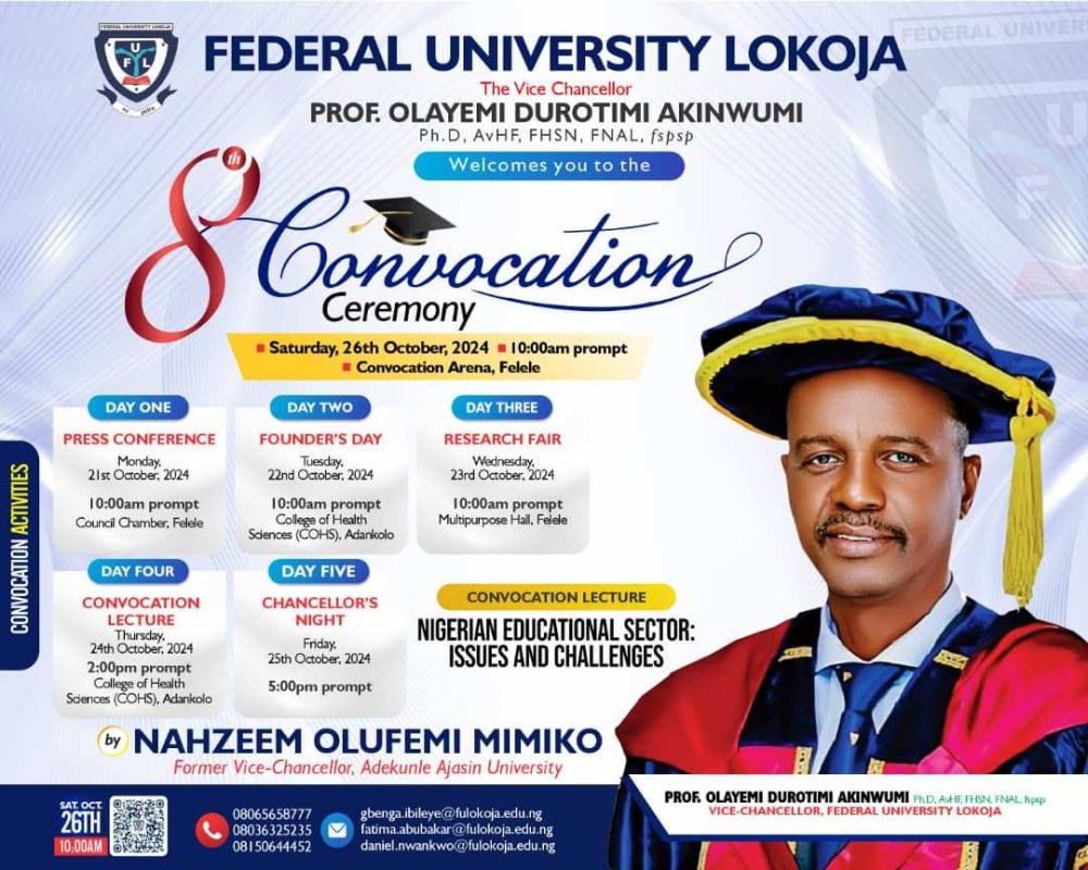 ful-releases-programme-of-activities-for-8th convocation-ceremony